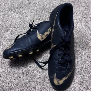 Nike Mercurial MENS Black/Gold Soccer Cleats
